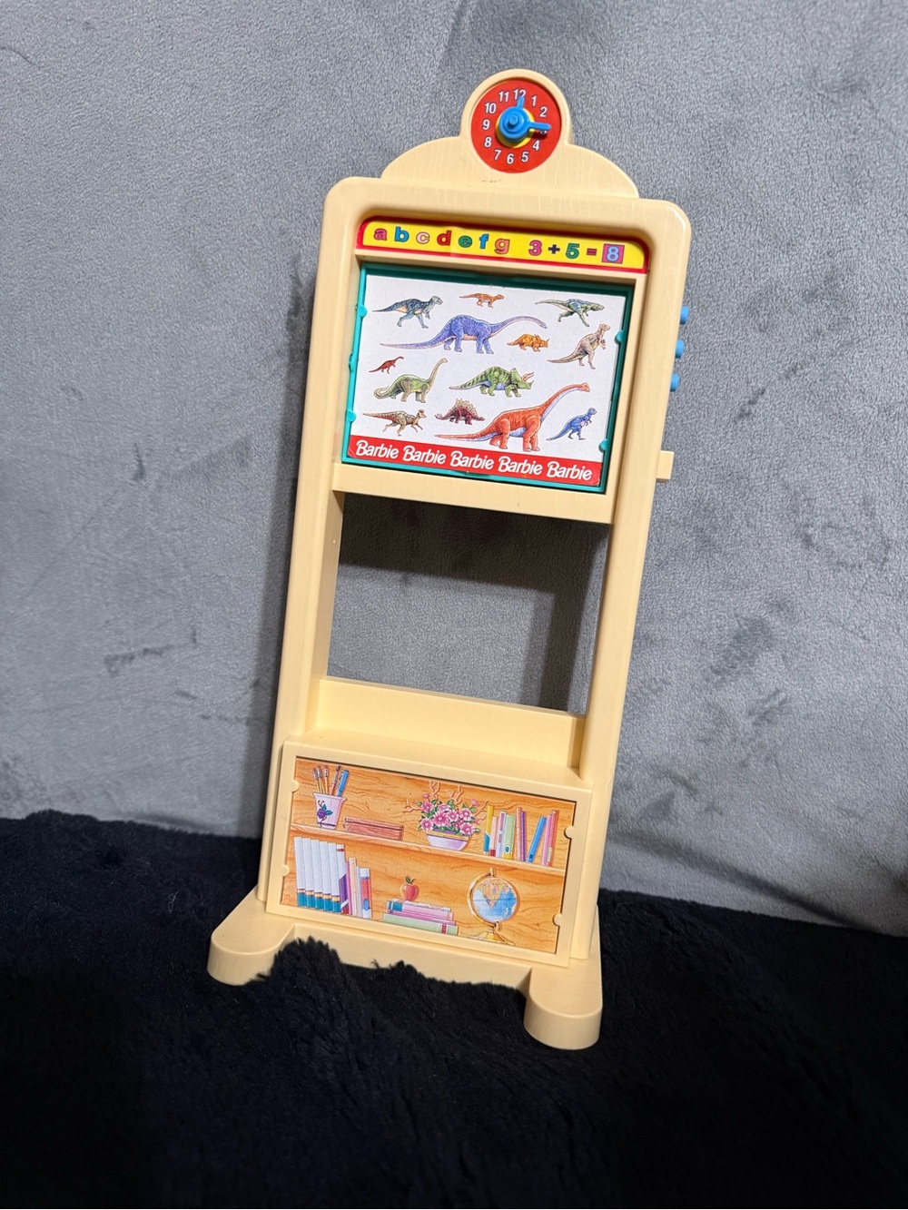 Vintage Barbie Mattel Classroom Chalkboard School Learning Board 90s